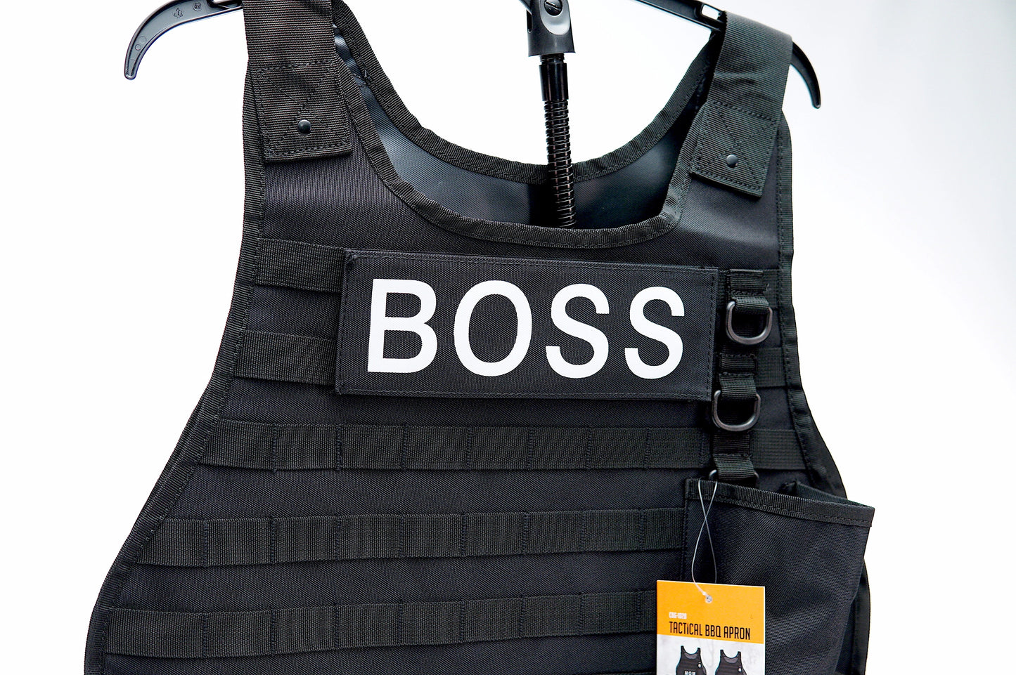 Tactical BBQ Apron with Carabiner and Bottle Opener