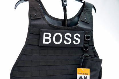 Tactical BBQ Apron with Carabiner and Bottle Opener