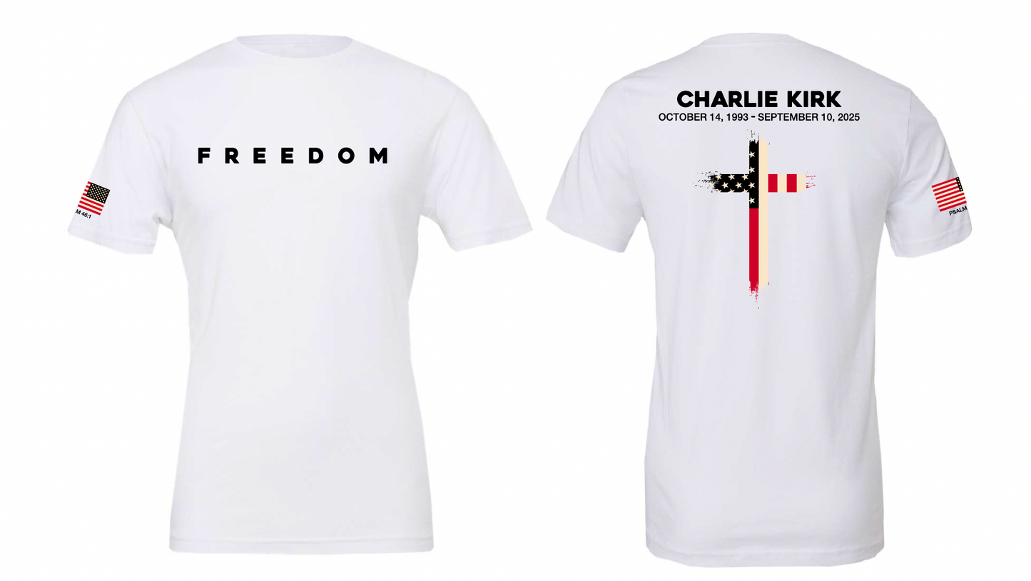 Charlie Kirk Freedom Tee