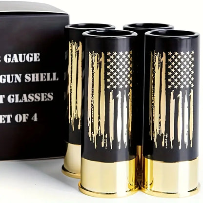 Tattered Flag 12 Gauge Shot Glass Set (2)